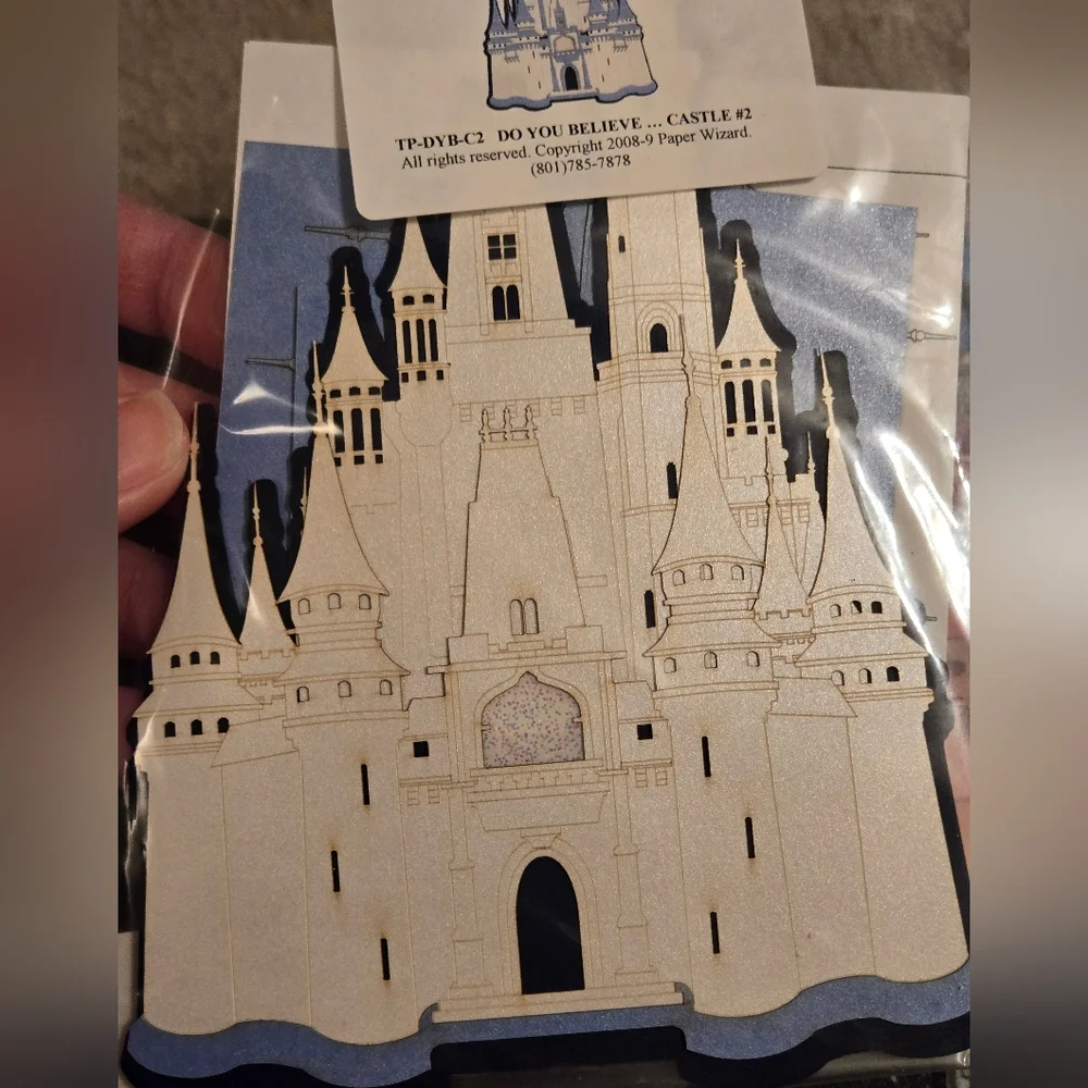 Disney Castle Paper Art Crafts Bundle Of 3